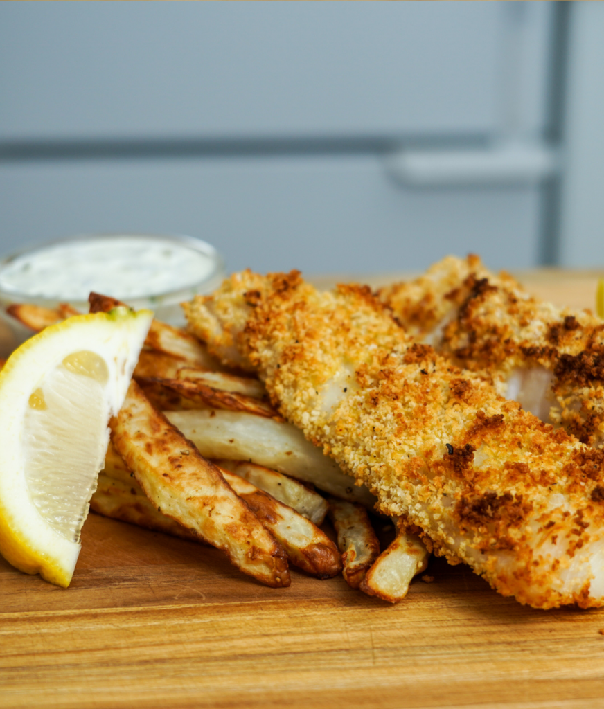 Air Fried Fish and Chips