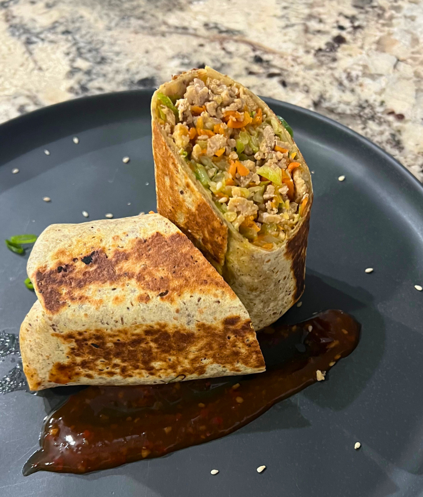 Turkey Egg Roll Burrito